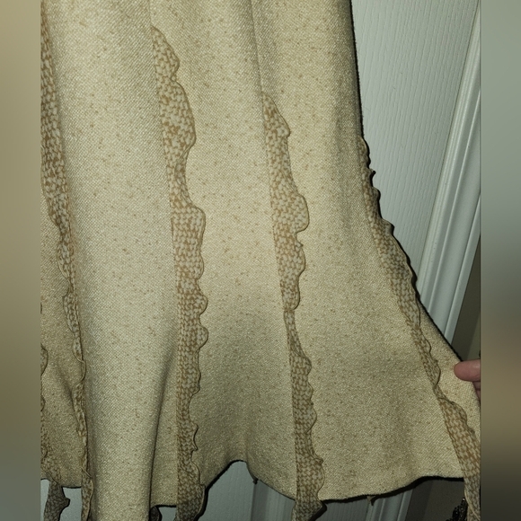 Escada vintage  wool A-line skirt with ruffle trim in size 36 (sz 6) - Picture 12 of 15